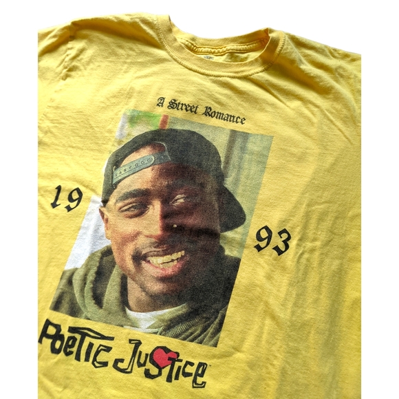 Poetic Justice Movie T-shirt Tupac 1993 large - Picture 2 of 7